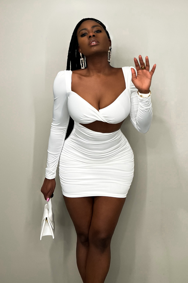 ALL WHITE PARTY EXCLUSIVE | DRESS (S-XL)