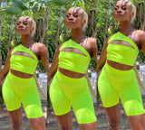 SIP & CHILL BIKER SHORTS | SET