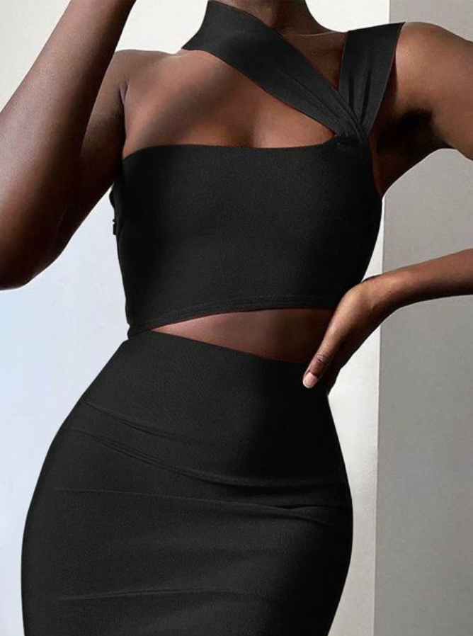 EXCLUSIVE CHOCOLATE BONDAGE | DRESS